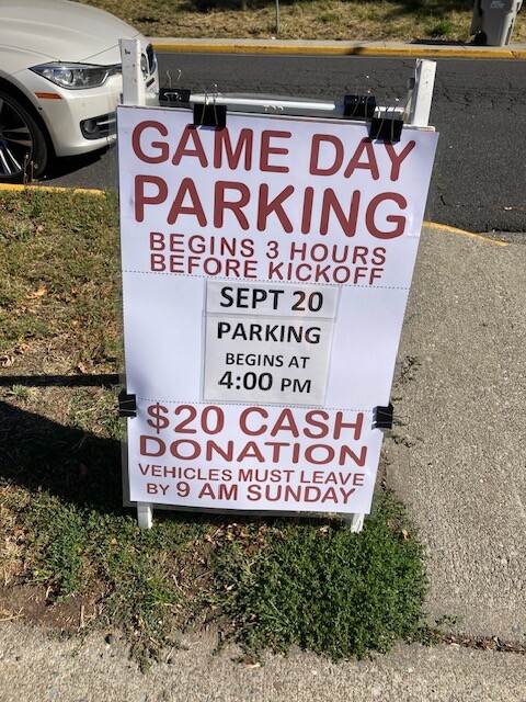 WSU Football Game Day Parking