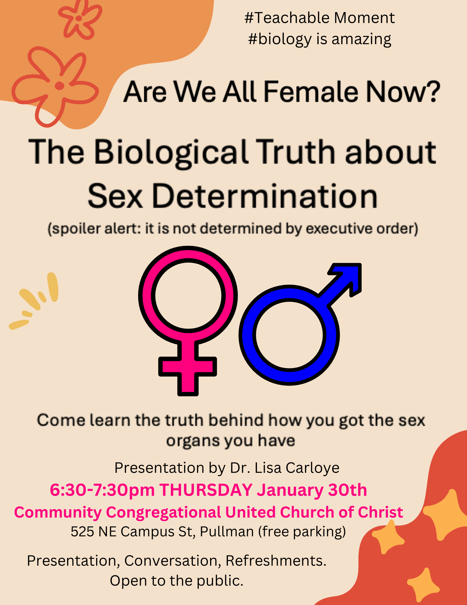 Are we all female now?  The Biological Truth about Sex Determination